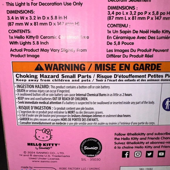 Hello Kitty Light up Tree - Picture 8 of 8